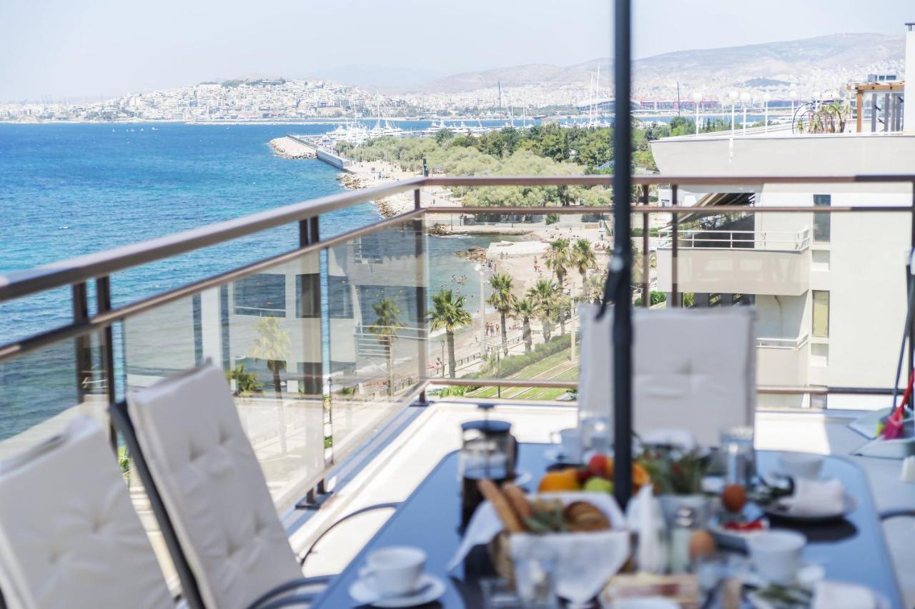 Blue Dreams - Spectacular Sea View Apartment In Атина Екстериор снимка